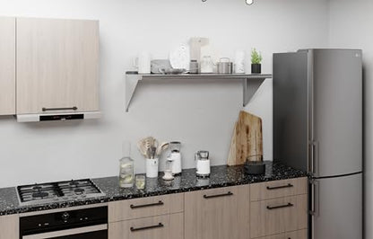AmGood 48" Long X 18" Deep Stainless Steel Wall Shelf | NSF Certified | Appliance & Equipment Metal Shelving | Kitchen, Restaurant, Garage, Laundry, Utility Room - size: 48" Long X 18" Deep