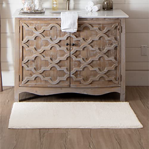 Mohawk Home Classic Cotton White 2' 3" x 3' 9" Bath Mat - color: Off White, size: 2'3" x 3'9" (Rectangular)