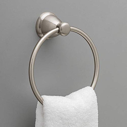 Franklin Brass 3-Piece Satin Nickel Bathroom Set Towel Rack, Ring, Toilet Paper Holder| Kinla Bath Accessories - color: Satin Nickel, style: 3-Piece Bath Accessory Set