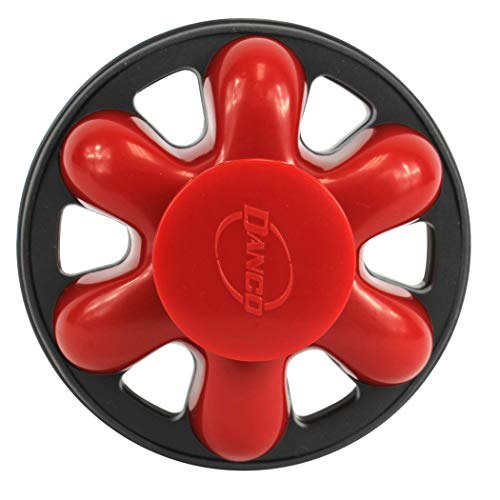 Danco 10761A Disposal Genie II Garbage Disposal Strainer and Stopper, Kitchen Sink Drain Splash Guard with Food Scraper, Red, 1-Pack - color: Red