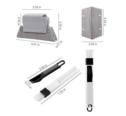 Magic Window Track Cleaner, Window Groove Cleaning Brush Tools Set