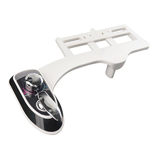 Hot & Cold Water Spray Bathroom Bidet Self Cleaning Dual Nozzle Non-Electric Mechanical Toilet Restroom Seat Cover Attachment (UBI-AMI-610) - style: UBI-AMI-610