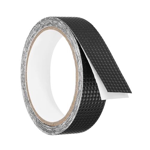PATIKIL 1 Inch x 10 Feet Non-Slip Grip Tape, Waterproof Non-Abrasive Traction Tape Self-Adhesive Cushion Pad Strips for Handrails Game Controllers Ovens- 1 Roll (Black) - color: Black, size: 1 Inch x 10 Feet