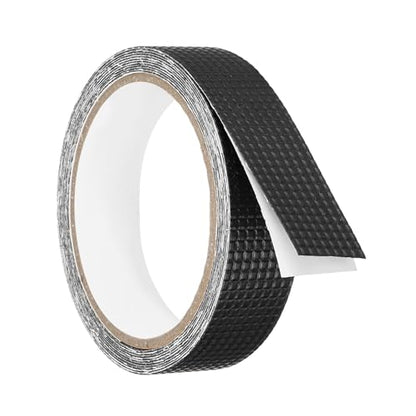 PATIKIL 1 Inch x 10 Feet Non-Slip Grip Tape, Waterproof Non-Abrasive Traction Tape Self-Adhesive Cushion Pad Strips for Handrails Game Controllers Ovens- 1 Roll (Black) - color: Black, size: 1 Inch x 10 Feet