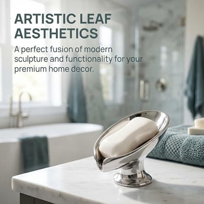 Bar Soap Holder, Soap Dish for Shower, Self Draining Soap Dish, Metallic Glossy Ceramic Soap Holder, Used for Sinks, Bathrooms, Showers,Kitchens (Silvery) - color: Silvery