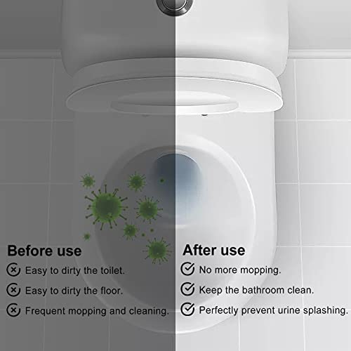 Toilet Splash Guard Urine Diverter - Anti-Splash Pee Guard for Toilet Seat | Upgraded Toilet Seat Pee Guard, Ideal for Men, Elderly, Disabled & Boys Potty Training,Bathroom Hygiene Cleanliness Accessory