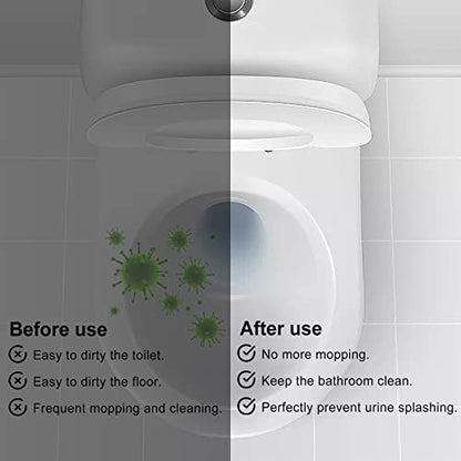 Toilet Splash Guard Urine Diverter - Anti-Splash Pee Guard for Toilet Seat | Upgraded Toilet Seat Pee Guard, Ideal for Men, Elderly, Disabled & Boys Potty Training,Bathroom Hygiene Cleanliness Accessory