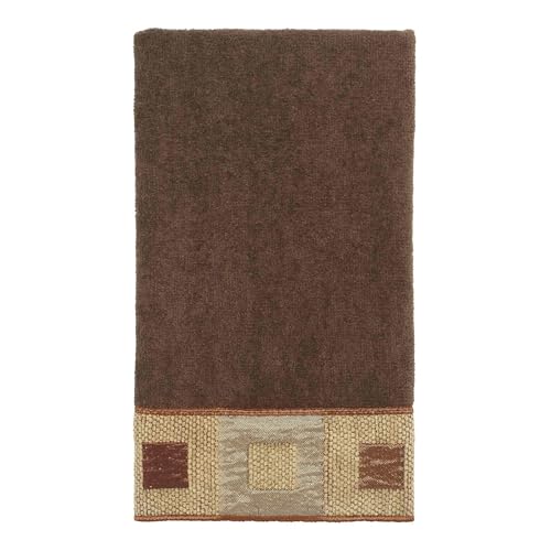 Avanti Linens - Fingertip Towel, Soft & Absorbent Cotton (Precision Collection) - color: Mocha, size: Fingertip Towel