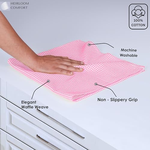 12 Pack Dual Tone Waffle Weave Dish Cloth, 12"x12", 100% Cotton, Absorbent, Fast Dry, Soft for Cleaning, Durable Dishcloth Set, Machine Washable, Hand Dish Towels, Baby Pink - color: Baby Pink