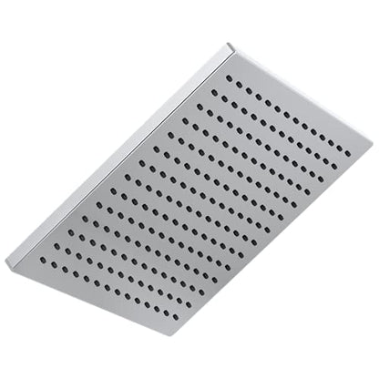 Delta Chrome Rain Shower Head, Single Setting 12 Inch Square Shower Head, Showerheads, 2.5 GPM Flow Rate, Lumicoat Chrome 52159-PR25 - color: Chrome