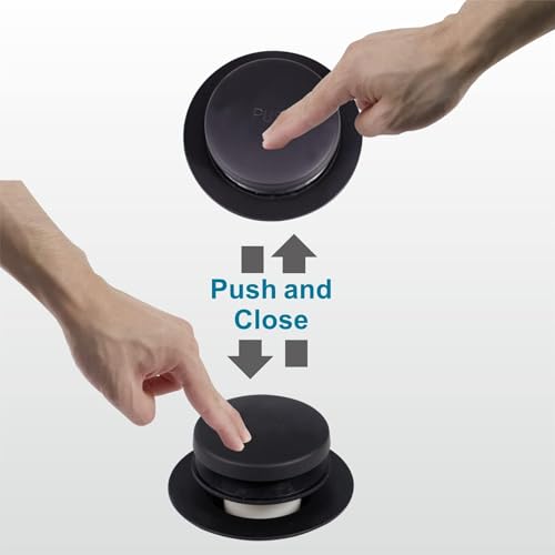 WELSAN Matte Black Bathtub Drain,Tub Conversion Kit Replacement Trim Kit | Tub Drain Kit with Two-Hole Overflow Faceplate, For 1-3/8" and 1-1/2" Tub Drains, Coarse thread replacement trim kit assembly - color: Black, style: 2 Holes