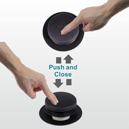 WELSAN Matte Black Bathtub Drain,Tub Conversion Kit Replacement Trim Kit | Tub Drain Kit with Two-Hole Overflow Faceplate, For 1-3/8" and 1-1/2" Tub Drains, Coarse thread replacement trim kit assembly - color: Black, style: 2 Holes