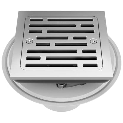 Delta DT062412 4" Tile-in Square Shower Drain - Chrome - color: Chrome