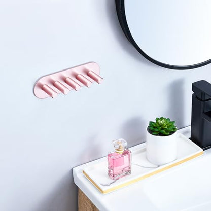 Electric Toothbrush Head Holder, Toothbrush Holders Wall Mounted, Adhesive Tooth Brush Head Holder Organiser, Electric Toothbrushs Holder, Shower Tooth Brushing Holder (Rose Gold, Large) - color: Rose Gold, size: Large
