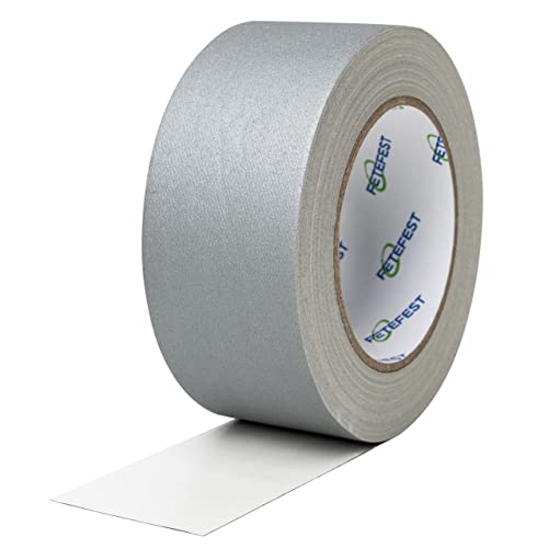 Gaffers Tape Gray Heavy Duty, 2" by 30 Yards, Professional Grade Gaffer Tape, Non-Reflective, No Residue, Hand Tear, Self-Adhesive, Multiple Purposes (Grey, 2 inches x 30 Yards) - color: 2" Gray (1 Roll)