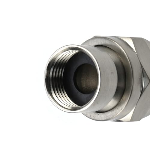Brushed Nickel Shower Head Swivel Ball 360°Brass Chrome Shower Head Elbow Adapter Adjustable For G1/2 Universal Shower Arm - color: Brushed Nickel