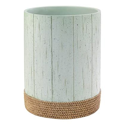 Avanti Linens - Waste Basket, Decorative Trash Can, Coastal Inspired Bathroom Decor (Beachcomber Collection) - size: Wastebasket