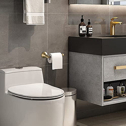 Leyden Antique Brass Toilet Paper Holder Towel Ring, Brass Hand Towel Holder Bathroom Accessories Set Retro Bathroom Hardware Tissue Toilet Roll Holder for Home or Kitchen, 2 Pieces - color: Brass