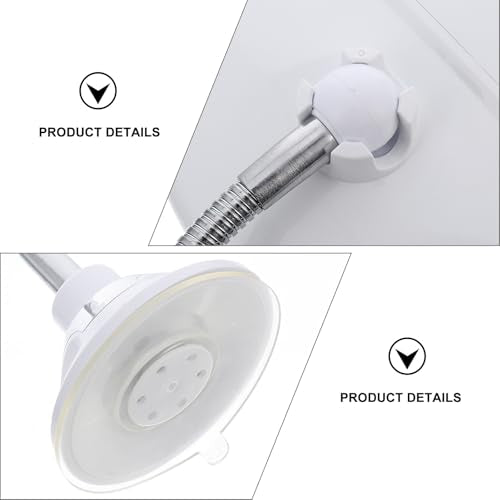 Rotating Magnifying Vanity Mirror with Suction Cup 10X Magnification LED Lighted Makeup Mirror for Bathroom and Travel Use
