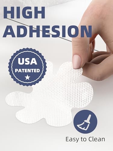 Secopad Non-Slip Bathtub Stickers Safety Bathroom Tubs Showers Treads Adhesive Decals Scraper (White Snowflake) - color: White