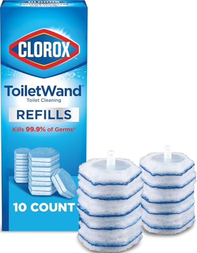 Clorox ToiletWand Toilet Cleaner Refills, Toilet brush, Original, 10 Count - size: 10 Count (Pack of 1)