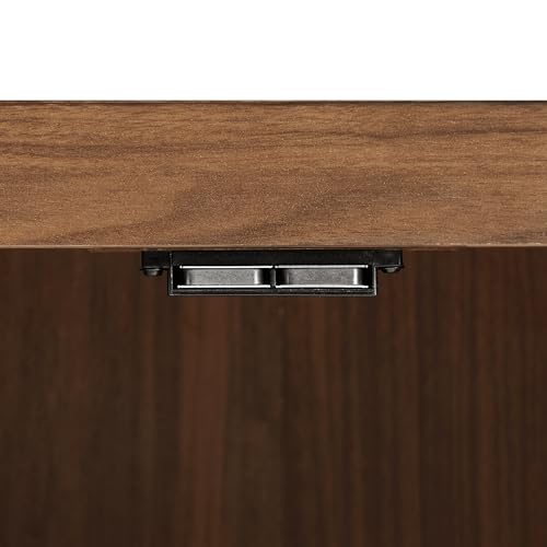 Crosley Furniture Savannah Wall Mounted Bathroom Storage Medicine Cabinet with Shelves, Walnut - color: Walnut, style: Wall Cabinet