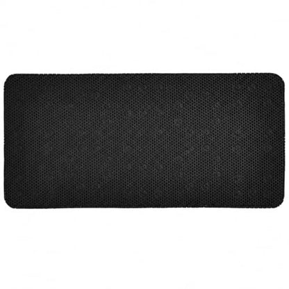 Bath Bliss Cushioned Foam Bath Mat Non Slip Bathtub Mat with 58 Suction Cups Black Color 17x36 | Machine Washable | Quick Drain Safety - color: Black