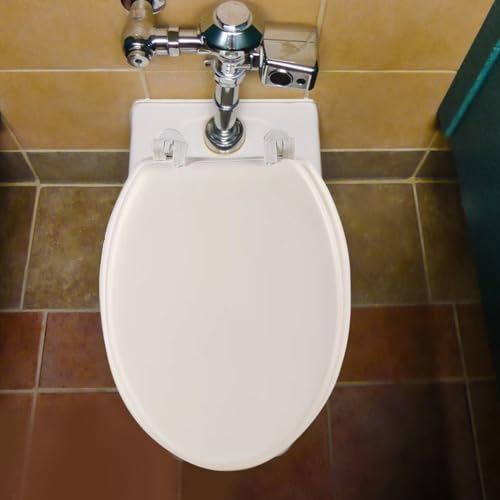 Round Soft Close Toilet Seat Comfortable Potty Seat Toilet Soft Lid Quick-Release Bathroom Replacement Cover Seats for Bathroom Seats Standard Toilets