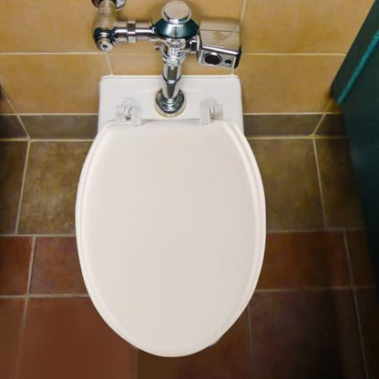 Round Soft Close Toilet Seat Comfortable Potty Seat Toilet Soft Lid Quick-Release Bathroom Replacement Cover Seats for Bathroom Seats Standard Toilets