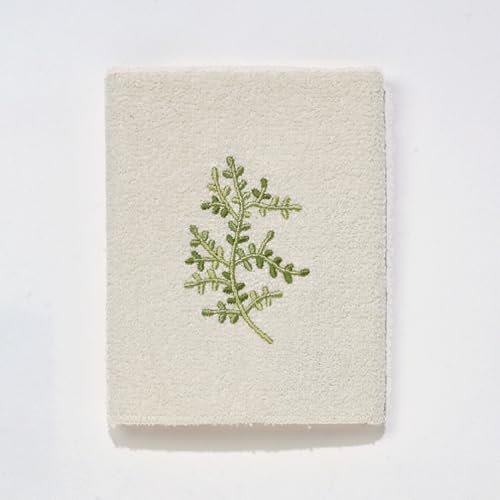 Avanti Linens - Washcloth, 100% Soft & Absorbent Cotton Towel, Nature-Inspired Home Decor (Greenwood) - color: Greenwood, size: Washcloth