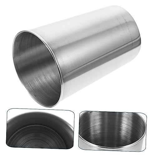 SHOWERORO Stainless Steel Water Tumbler Cup for Drinks and Mouthwash Silver Multi-use Beverage Cup Easy to Clean for Home and Travel