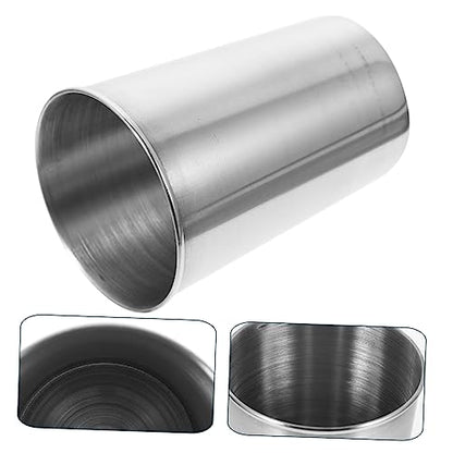 SHOWERORO Stainless Steel Water Tumbler Cup for Drinks and Mouthwash Silver Multi-use Beverage Cup Easy to Clean for Home and Travel