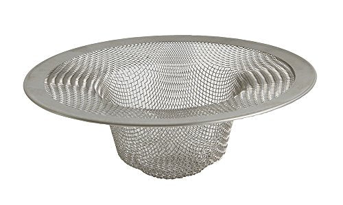 Evriholder Mesh Sink Drain Catcher, Secure Fit Strainer Prevents Clogging from Food and Hair, Stainless Steel, Ideal for Kitchen, Laundry and Disposals, 4.5-Inch, 2 Pack - size: 2 Count, style: Mesh Sink Strainer