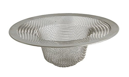 Evriholder Mesh Sink Drain Catcher, Secure Fit Strainer Prevents Clogging from Food and Hair, Stainless Steel, Ideal for Kitchen, Laundry and Disposals, 4.5-Inch, 2 Pack - size: 2 Count, style: Mesh Sink Strainer