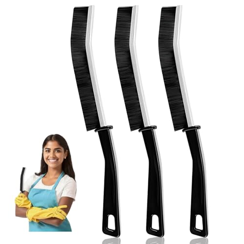 3 PCS Crevice Cleaning Brush,Hard Bristle Crevice Cleaning Brush,Crevice Cleaning Tool is Effective to Clean the Small Gap of Kitchen, tolilet and Windows. - style: 3pcs