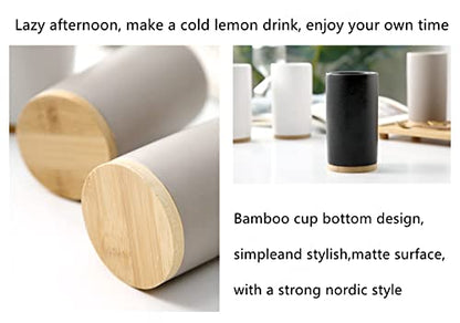 400ml Ceramic Toothbrush Cup Tumbler, Bathroom Cup Toothbrush Holder for Toothbrush and Toothpaste - style: White, Cup