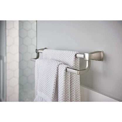 Hensley Brushed Nickel 24IN Double Towel BAR