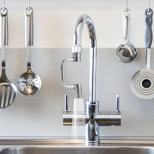 Rotatable Faucet Extender, Universal Swivel U-Shaped Rotatable Faucet Aerator Extender with 2 Flow Modes Suitable for Kitchen Bathroom Sink