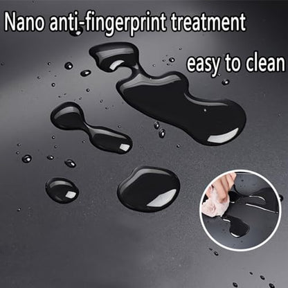 304 Stainless Steel Shower Niche, Single Recessed Shower Shelf for Bathroom, Wall Niche Insert - Home Storage, No Tile Needed,Black - color: Black
