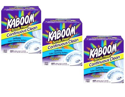 Church And Dwight 35113 "kaboom" Scrub Free Toilet Cleaning System (Pack of 3) - size: 3 Count (Pack of 1)