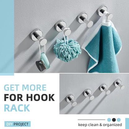 Angle Simple Single Bath Towel Hook, SUS304 Stainless Steel Round Coat Hook Wall Mounted, Robe Hanger for Kitchen Bathroom Polished Chrome - color: Polished Chrome, size: 1 Pack