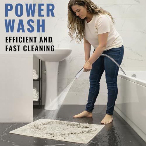 G-Promise All Metal 2 Function Bathtub Faucet with Sprayer, Universal Fit | All Metal, Built to Last, Multifunction with Flow Control, Universal Fit for 1/2 & 3/4 Inch Pipes, Bathroom upgrade