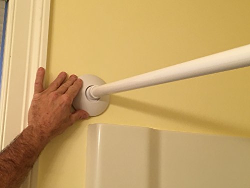 Stay-Put Shower Curtain Rod Mount, 2 Pack