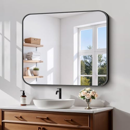 Koonmi Bathroom Wall Mirror,30x36 Inch Large Vanity Mirror for Over Sink - size: 36"L x 30"W