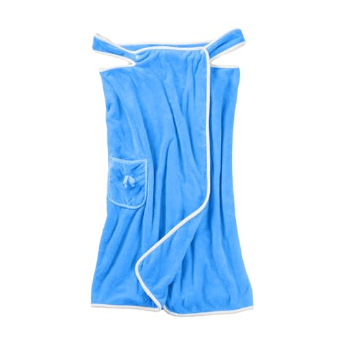 Unisex Bath Towel, Wearable After Bath Towel Set, Wearable Quick Dry Shower Gym Towel(58" x 31", Blue) - color: Blue, size: M(150X80CM)