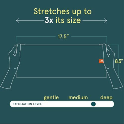 Cleanlogic Body Exfoliating Cloth, Stretchy Sport Exfoliator Bath and Shower Washcloths Ideal for Post-Workout Cleanse, Daily Skincare Tool, 3 Count Value Pack - size: 3 Count (Pack of 1), style: Sport - Stretch Cloth