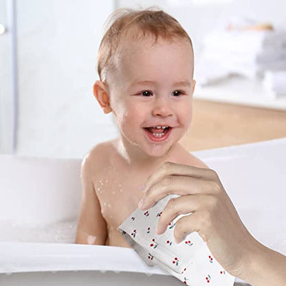 Baby Msulin Washcloths Newborn Face Towel - Baby Muslin Burp Cloths 6Pack Soft Absorbent Natural Cotton Wash Towel 10"X10" Baby Bath Towels Wipes Baby Registry as Shower - color: 4 Layers-6pack-coton