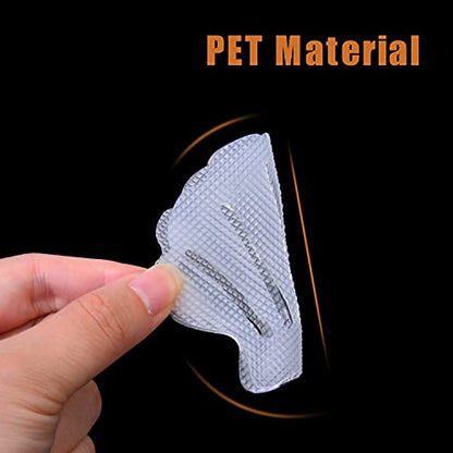 Secopad Non-Slip Bathtub Stickers, 24 PCS Shell Safety Bathroom Tubs Showers Treads Adhesive Decals Scraper (Clear) - color: Clear
