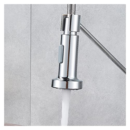 Dual Function Kitchen Sprayer Head Chrome Replace Spout Fit for Kitchen Faucet Stream Sprayer Spout Fit for Kitchen Faucet(Brushed Nickel) - color: Brushed Nickel