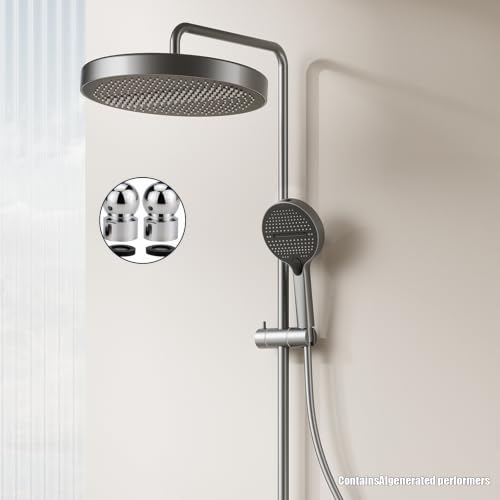 2 Pack Shower Head Swivel Adapter 1/2 Inch Shower Arm